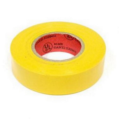 Partex 19mm X 20M Yellow Insulating Tape