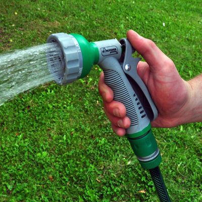 B&Q -  6 Function Soft Grip Garden Hose Pipe Spray Gun