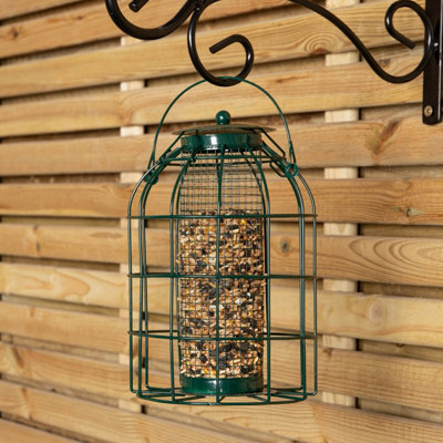 Samuel Alexander Wild Bird Hanging Nut Feeder With Squirrel Guard from B&Q