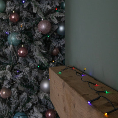 Samuel Alexander 20M Battery Operated Multi-Action Christmas String Lights With 200 Multi-Coloured Leds from B&Q