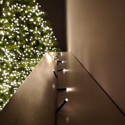 Samuel Alexander 20M Battery Operated Multi-Action Christmas String Lights With 200 Warm White Leds from B&Q