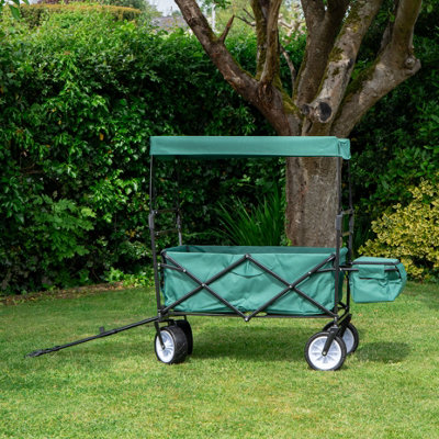 Samuel Alexander Folding Festival Camping Storage Trolley With Canopy & Waterproof Cover 100Kg Capacity from B&Q