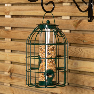 Samuel Alexander Wild Bird Seed Feeder With Squirrel Guard from B&Q
