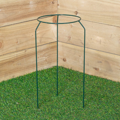 Samuel Alexander Tom Chambers Green Metal Herbaceous Garden Plant Support Ring Small from B&Q