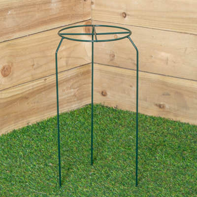 Samuel Alexander Urban Dark Green Metal Herbaceous Garden Plant Support Grow Through Small 40Cm X 20Cm from B&Q