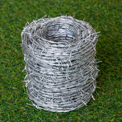 Samuel Alexander 30M X 1.7mm Security Barbed Wire In Plastic Carry Storage Tub from B&Q