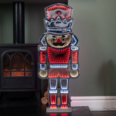 Samuel Alexander Infinity Standing Nutcracker Light Up Christmas Decoration 2.9Ft - Image 8