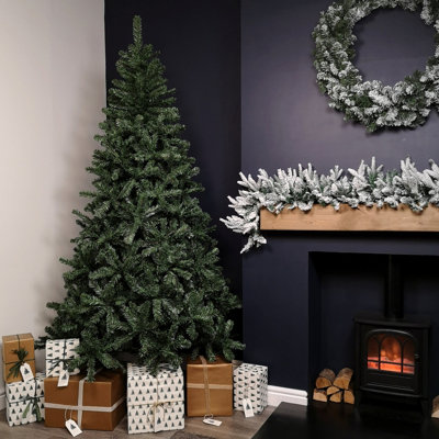 Samuel Alexander 8Ft (2.4M) Woodcote Spruce Artificial Christmas Tree from B&Q