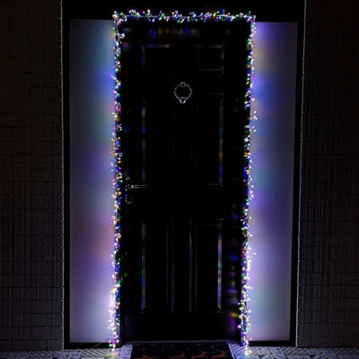Samuel Alexander 880 Led Indoor Outdoor Christmas Door Lights In Multi-Coloured 5.5M