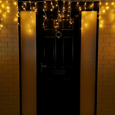 Samuel Alexander 25M 1000 Vintage Gold Led Frosted Icicle Indoor Outdoor Christmas Lights With Timer from B&Q