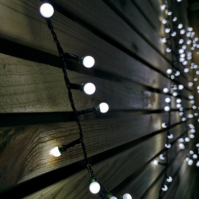Samuel Alexander 7.5M Frosted Berry Christmas Lights With 300 Leds In White from B&Q
