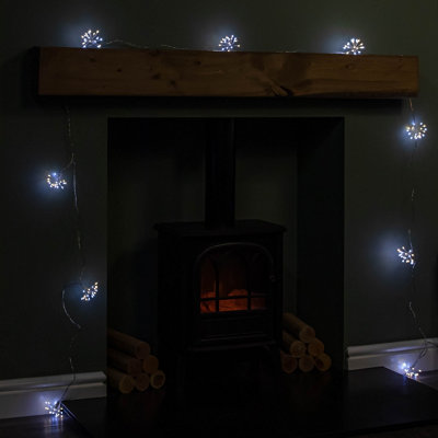 Samuel Alexander 4.5M Ultra Brights Starburst Multi-Action Christmas Lights With White & Warm White Leds And Timer Function from B&Q