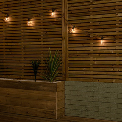 Samuel Alexander Set Of 10 Indoor Outdoor Connectable Festoon Lights With Warm White Leds from B&Q