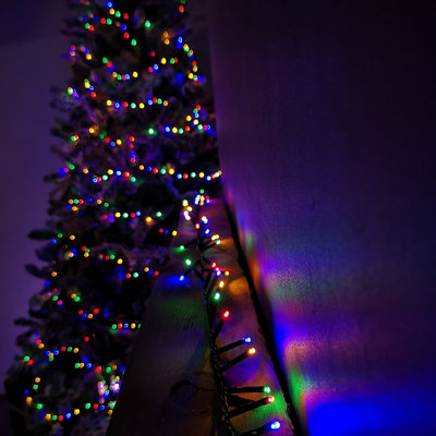 Samuel Alexander 6M Treebrights Christmas Lights With 240 Leds In Multi-Coloured With Timer from B&Q