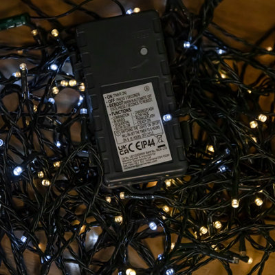 Samuel Alexander 100M 1000 Led Battery Operated Christmas String Lights With Timer In Cool & Warm White