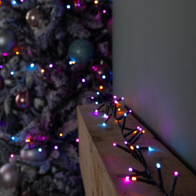 Samuel Alexander 6M 240 Led Treebrights Multi-Action Christmas String Lights With Timer In Rainbow from B&Q