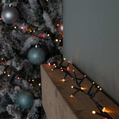 Samuel Alexander 6M 240 Led Treebrights Christmas String Lights With Timer In Red And Vintage Gold from B&Q