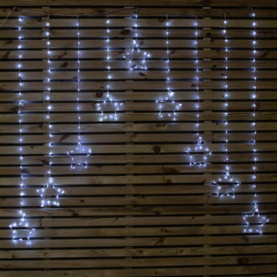 Samuel Alexander 1.2M X 1.2M Flexibrights Christmas Star Curtain Lights With 258 White Leds from B&Q