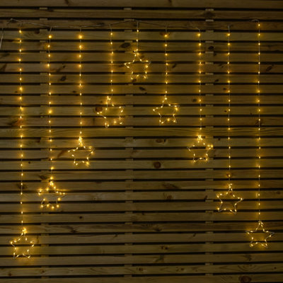 Samuel Alexander 1.2M X 1.2M Flexibrights Christmas Star Curtain Lights With 258 Warm White Leds from B&Q