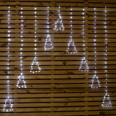 Samuel Alexander 1.2M X 1.2M Flexibrights Christmas Tree Curtain Lights With 258 White Leds from B&Q