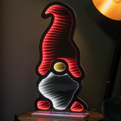 Samuel Alexander 60Cm Up Christmas Gonk Infinity Decoration With Multi-Coloured Leds Light