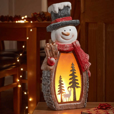 Samuel Alexander 45Cm Light Up Christmas Woodsman Frosty Glow Snowman With Leds from B&Q