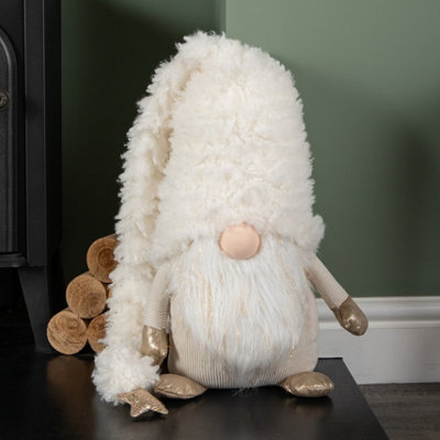 Samuel Alexander White 40Cm Super Soft Christmas Snow Gonk Decoration Extra Large