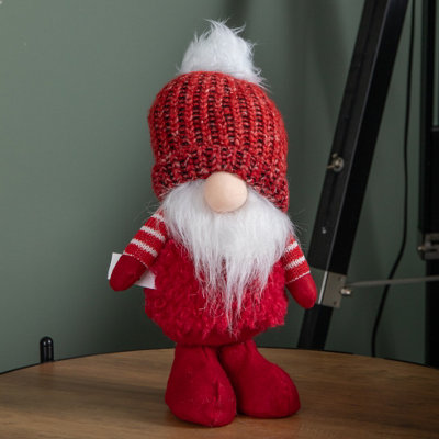 Samuel Alexander 30Cm Red Gonk With Bobbly Hat Christmas Decoration from B&Q