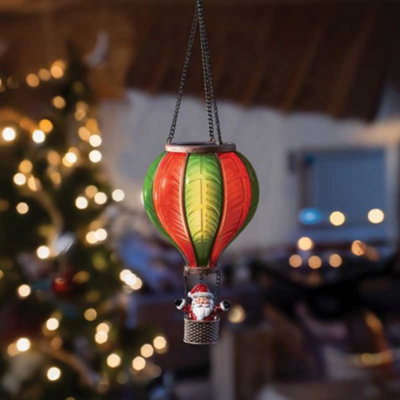 Samuel Alexander 45Cm Battery Powered Light Up Santa Flaming Effect Balloon With Leds from B&Q