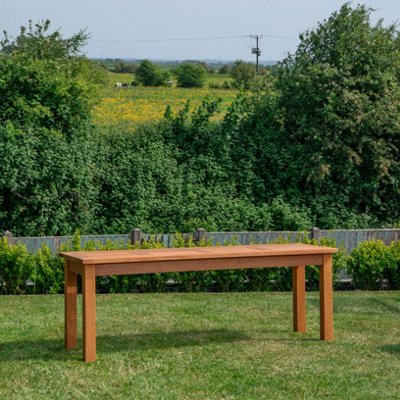 B&Q -  Coniston 2 Seater Outdoor Wooden Garden Bench Stool