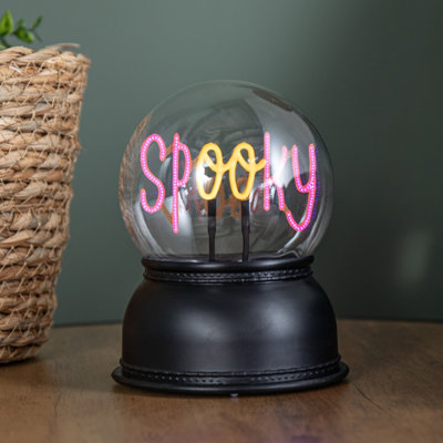 Samuel Alexander 14Cm Battery Operated Light Up Spooky Halloween Globe With Leds from B&Q