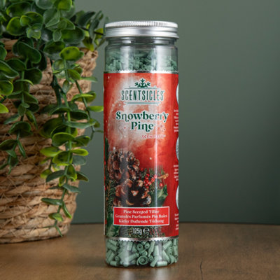 Samuel Alexander 125G Snowberry Pine Cones Scentsicles Scentfetti Christmas Decoration from B&Q