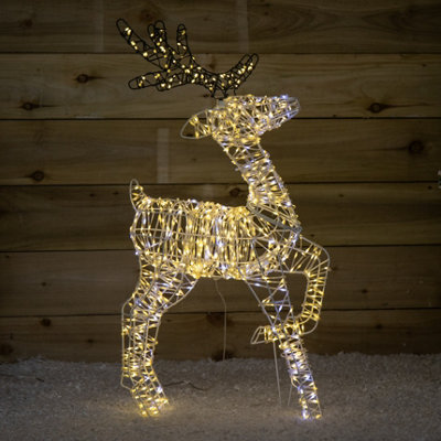 Samuel Alexander 80Cm Light Up Flexibrights Christmas Reindeer With 950 White And Warm White Leds from B&Q
