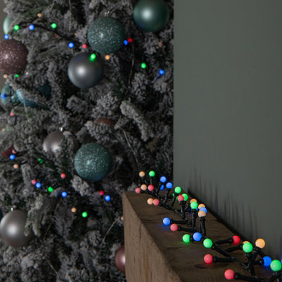 Samuel Alexander 7.5M 300 Led Multi-Action Christmas Frosted Cap Berry String Lights With Timer In Multi-Coloured from B&Q
