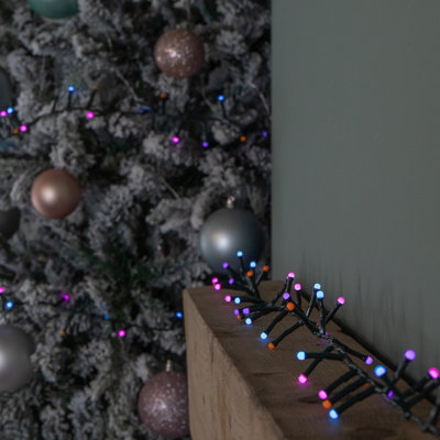 Samuel Alexander 9M 360 Led Battery Operated Christmas Berrybrights String Lights In Rainbow from B&Q