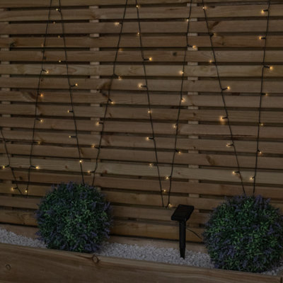 Samuel Alexander 4.9M Solar Powered Outdoor Garden String Lights With 50 Warm White Leds - Image 6