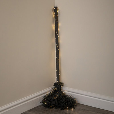 Smart Garden Products 1.1M Battery Powered Light Up Halloween Witch's Broomstick With Leds - Image 6