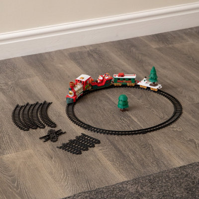 Rackhams Light Christmas Musical Train Set With S & 3 Track Layouts - Image 6