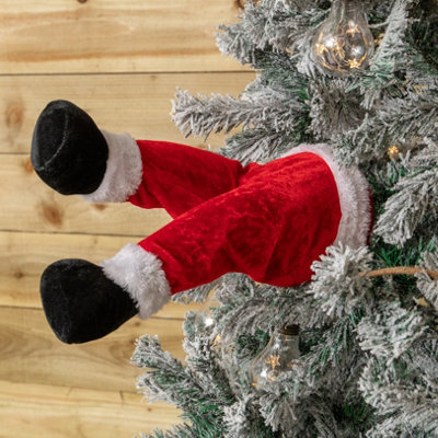 Three Kings Animated Santa Claus Stuck Christmas Tree Decoration - Image 8