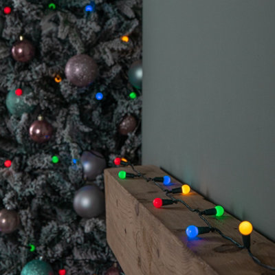 Rackhams Light 50 Led Pearl Berry Multi-Action Christmas String S In Multi-Coloured - Image 5