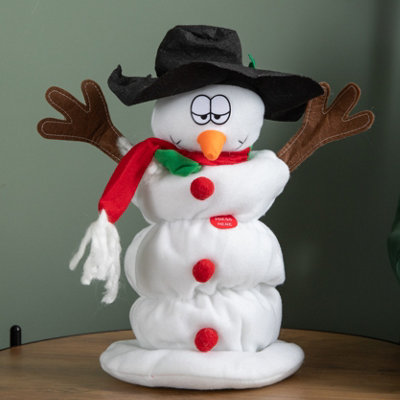 Samuel Alexander 35Cm Singing & Dancing Animated Sherbert Snowman Christmas Decoration from B&Q