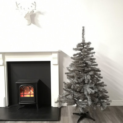 Samuel Alexander 5Ft (150Cm) Colorado Spruce Christmas Tree With Wrapped Branches & 339 Tips Grey
