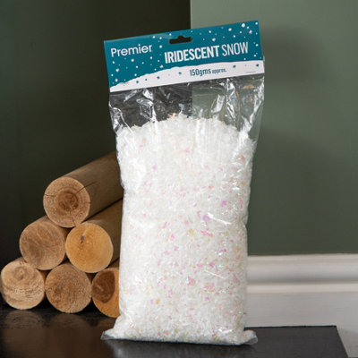 Samuel Alexander 150G Of Frosted Iridescent Fake Christmas Snow Decoration from B&Q