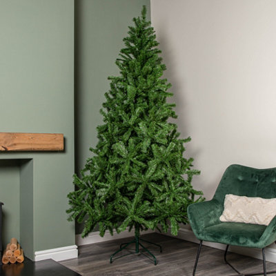 Samuel Alexander 8Ft (2.4M) Green Colorado Spruce Artificial Christmas Tree With 1095 Tips from B&Q