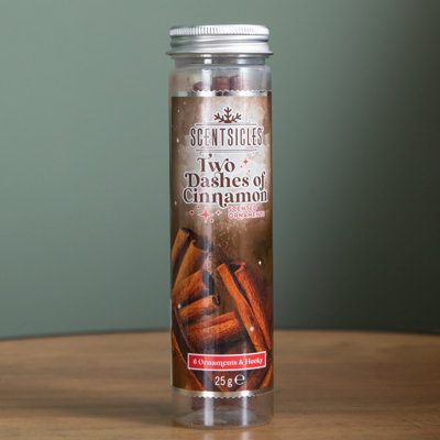 Samuel Alexander 6 Scentsicles Scented Hanging Ornaments Sticks   Two Dashes Of Cinnamon from B&Q