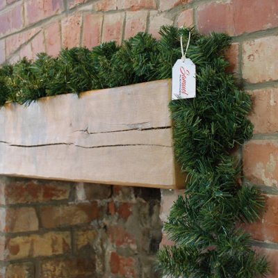 Samuel Alexander 270Cm (9Ft) X 20Cm Imperial Pine Christmas Garland Plain Green from B&Q