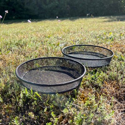 Selections Bird SeedNutsMealworms Metal Mesh Dish Tray For Metal Bird Feeding Stations (Set Of 2) from B&Q