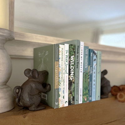 Selections Cast Iron Mouse Decorative Doorstop Or Bookends (Set Of 2) from B&Q