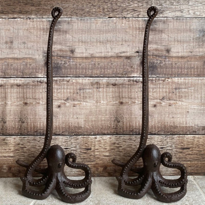 Selections Octopus Loo Roll Holder In Cast Iron (Set Of 2) from B&Q