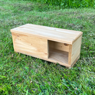 Selections Wooden Hedgehog House Extension Anti Predator Tunnel from B&Q